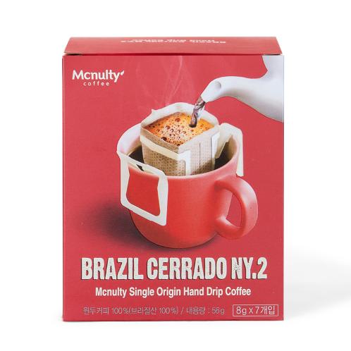 Mcnulty Hand Drip Coffee Brazil Cerrado NY2 (7 Drip Bags)